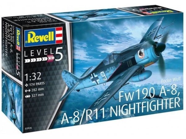 Revell 03926 Focke Wulf Fw190A-8, A-8/R11 Nightfighter (1:32)