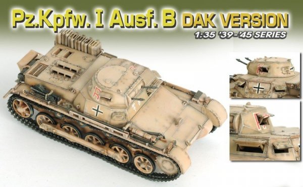 Dragon 6207 Pzkpfw. I Ausf. B, DAK Version (1:35)