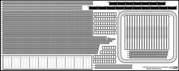 MK1 Design MD-20022 USS CV-6 Enterprise DX with Full Wooden Deck for Trumpeter 1/200