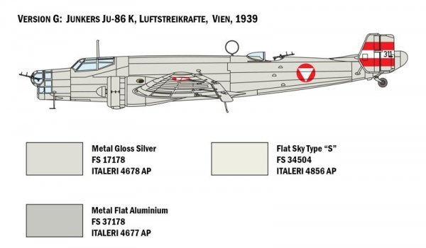 Italeri 1391 JU 86 E1/E2 1:72