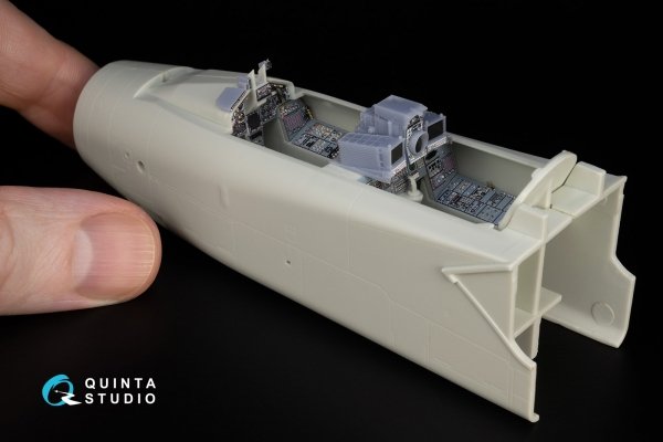 Quinta Studio QDS+48264 Tornado ECR Italian 3D-Printed coloured Interior on decal paper (Revell) (small version) (with 3D-printed resin parts) 1/48
