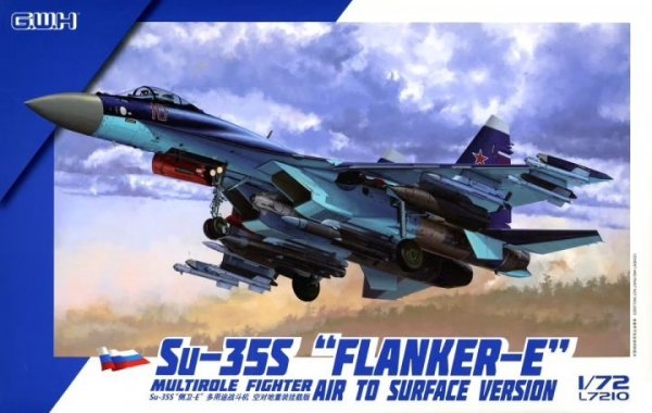 Great Wall Hobby L7210 Su-35S &quot;Flanker E&quot; Multirole Fighter Air to Surface Version 1/72
