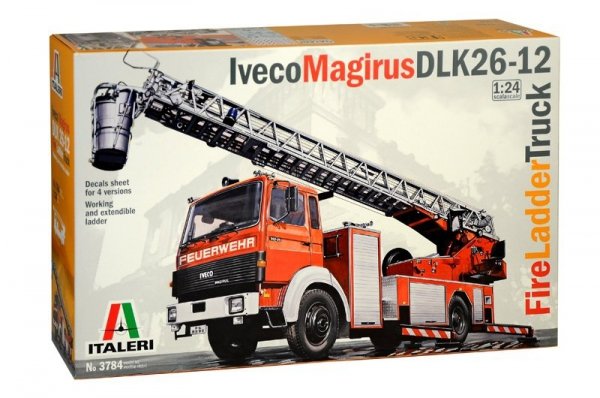 Italeri 3784 IVECO MAGIRUS DLK 26-12 Fire Ladder Truck (1:24)