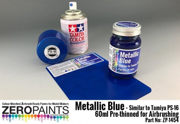 Zero Paints ZP-1454 Metallic Blue Paint (Similar to PS-16) 60ml