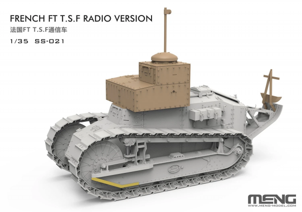 Meng Model SS-021 French FT T.S.F. Radio Version 1/35