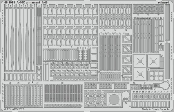 Eduard 481098 A-10C armament HOBBY BOSS 1/48