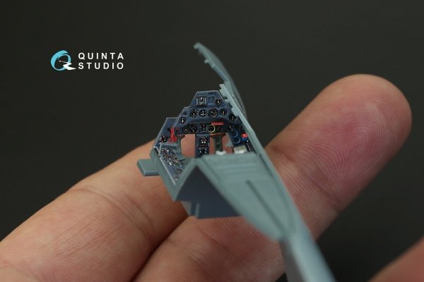 Quinta Studio QD48079 FW 190A-3 3D-Printed &amp; coloured Interior on decal paper (for Eduard kit) 1/48