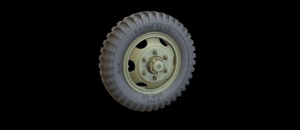 Panzer Art RE35-448 Studebacker wheels with mud tracks 1/35