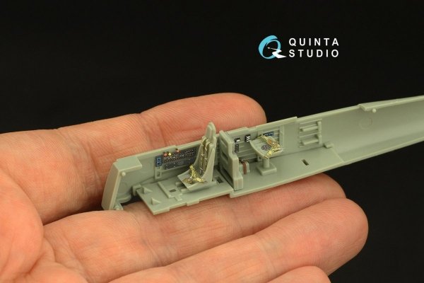 Quinta Studio QD72059 Ju 87 D/G 3D-Printed &amp; coloured Interior on decal paper (Academy/Special Hobby) 1/72