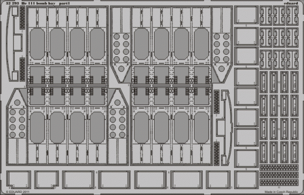 Eduard 32293 He 111 bomb bay 1/32 Revell