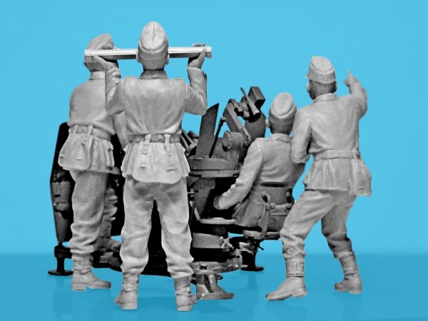 ICM 35718 2 cm Flak 38 with Crew 1/35