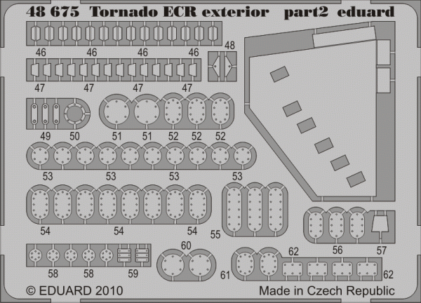 Eduard 48675 Tornado ECR exterior 1/48 Hobby Boss