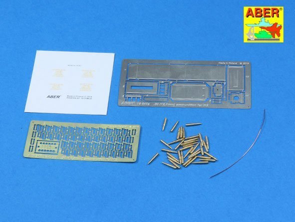 Aber 16047 50 cal. Ammunition with M2A1 box set for U.S. M2 Machine Gun 1/16