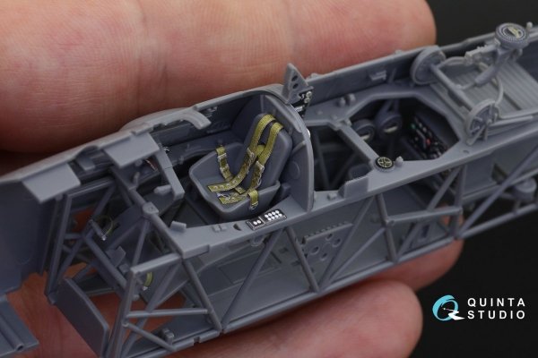 Quinta Studio QD48256 Swordfish Mk.II 3D-Printed &amp; coloured Interior on decal paper ( Tamiya ) 1/48