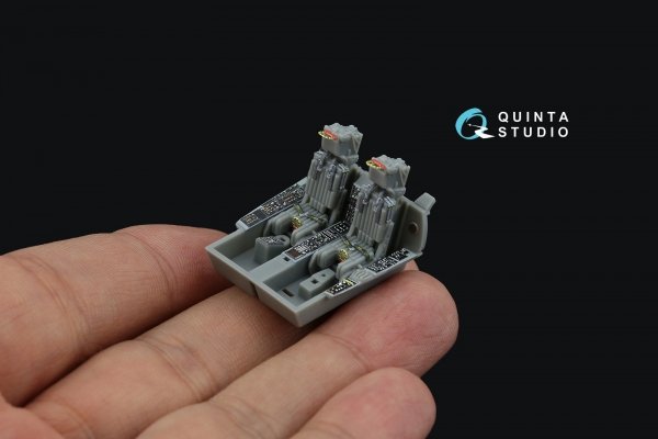 Quinta Studio QD72144 A-6E TRAM Intruder 3D-Printed &amp; coloured Interior on decal paper (Trumpeter) 1/72