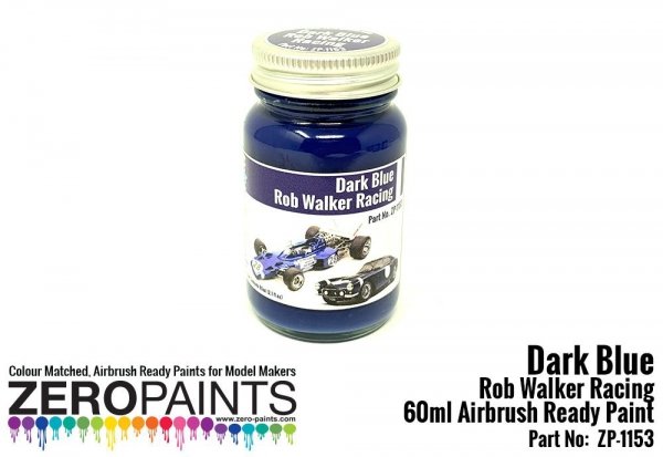 Zero Paints ZP-1153 Rob Walker Racing Dark Blue Paint 60ml