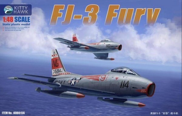 Kitty Hawk 80156 FJ-3 Fury 1/48