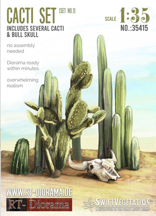 RT-Diorama 35415 Cactus Set No.1