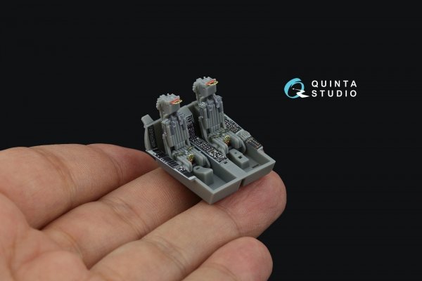 Quinta Studio QD72146 KA-6D Intruder 3D-Printed coloured Interior on decal paper (conversion from Trumpeter) 1/72