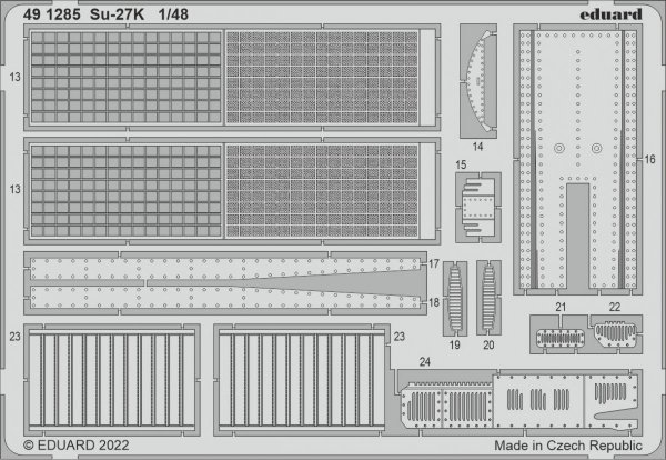 Eduard BIG49345 Su-27K MINIBASE 1/48
