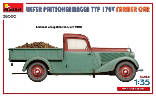 MiniArt 38060 LIEFER PRITSCHENWAGEN TYP 170V FARMER CAR 1/35