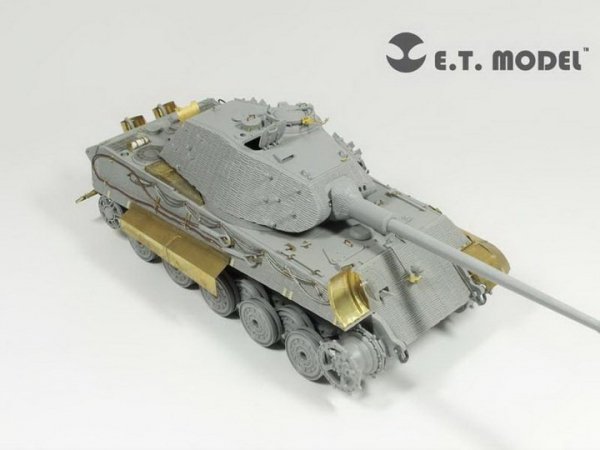 E.T. Model EA35-027 WWII German King Tiger/Jagdtiger Fender &amp; Side Skirts For DRAGON Kit 1/35