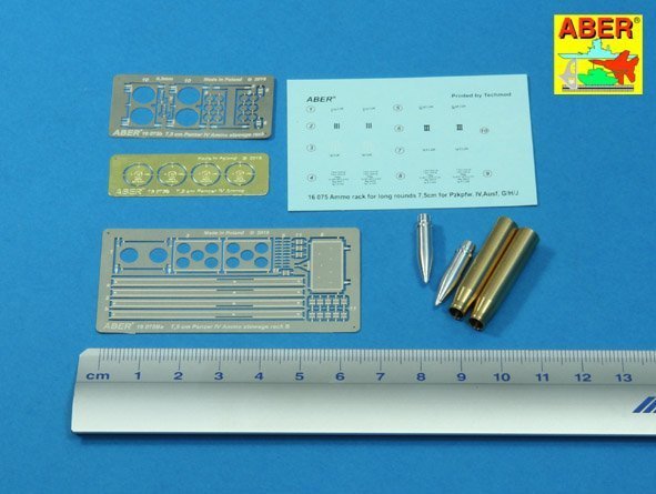 Aber 16075B Pz.Kpfw. IV, Ausf.H Vol.16B - Ammo stowage rack type B for long rounds (1:16)