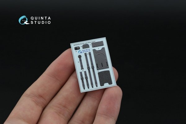 Quinta Studio QD35166 МН-60R Seahawk 3D-Printed &amp; coloured Interior on decal paper (Kitty Hawk) 1/35