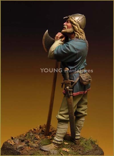 Young Miniatures YH9003 VIKING WARLORD 10 A.D. 90mm