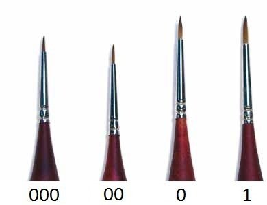 Italeri 52252 Sable Hair Pędzel z włosia 00