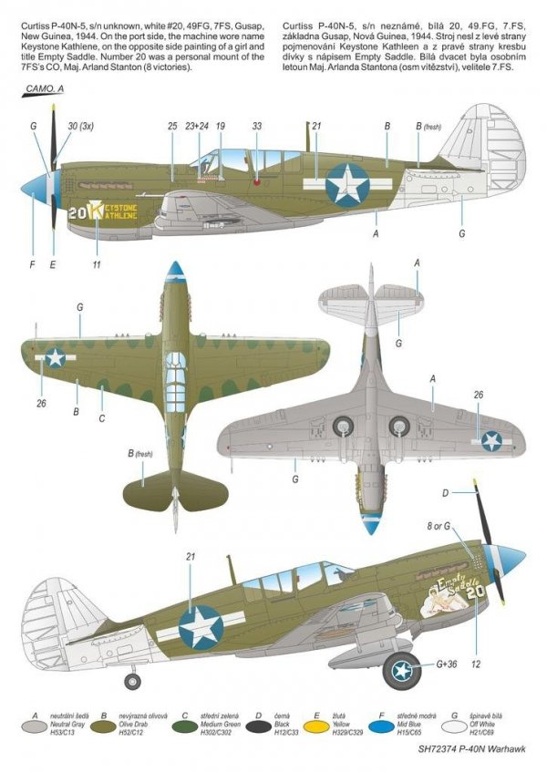 Special Hobby 72374 P-40N Warhawk 1/72