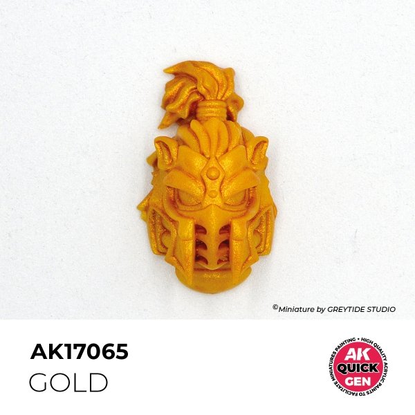 AK Interactive AK17065 GOLD – QUICK GEN COLOR 18ml