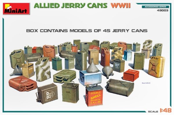 MiniArt 49003 ALLIED JERRY CANS WW2 1/48