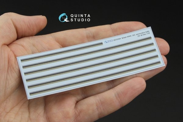 Quinta Studio QD32264 British WWII 0.303 ammunition belts ( for all kits ) ( Interior 3D decal ) 1/32