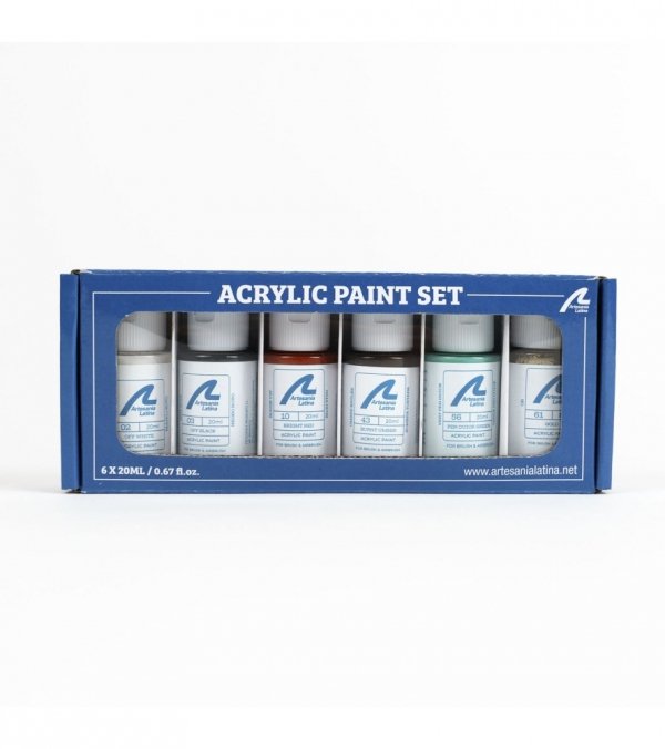 ARTESANIA LATINA 277PACK32 Zestaw farb akrylowych 6x20 ml - Pen Duick