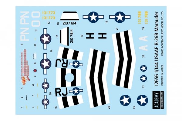 Academy 12656 USAAF B-26B "Marauder" Medium Bomber 1/144