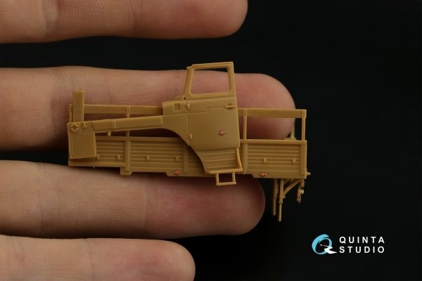 Quinta Studio QD72069 Ural-4320 3D-Printed &amp; coloured Interior on decal paper (Zvezda) 1/72