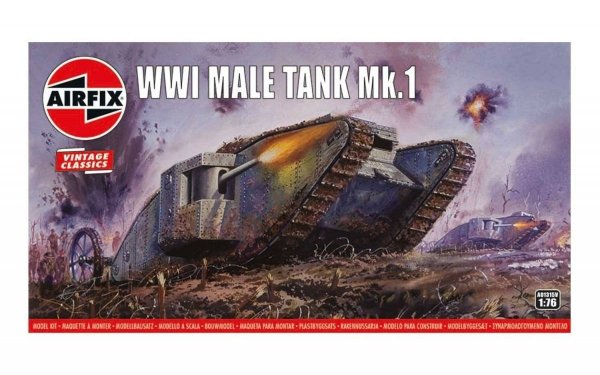 Airfix A01315V Vintage Classics - WWI Male Tank Mk.I 1:76