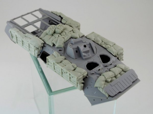 Panzer Art RE35-693 Sandbags armor for Ukrainian BTR-80 1/35