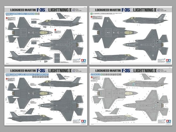 Tamiya 61124 Lockheed Martin F-35A Lightning II 1/48