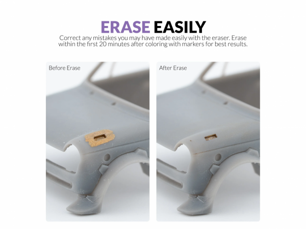 Gaahleri GM-ER Metallic Series Markers Eraser