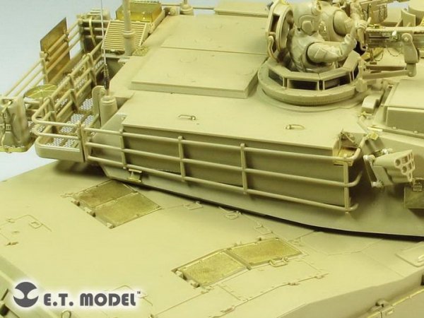 E.T. Model EA35-095 US ARMY M1A1/A2 Engine &amp; Turret Rack Grills For TAMIYA 35269 1/35