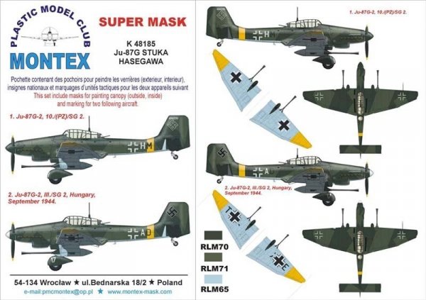 Montex K48185 Ju 87G 1/48