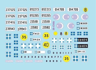 Star Decals 35-C1416 Cyprus 74 1. Turkish invasion of Cyprus in 1974. Turkish and Greek Cypriot AFVs. M47, M48A1, M113A1, M106A1, T-34/85, BTR-152, Marmon-Herrington Mk IVF 1/35
