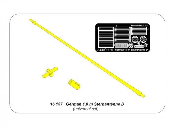 Aber 16157 German 1,8 m Sternantenne D (1:16)