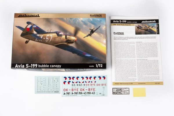 Eduard 70151 Avia S-199 bubble canopy 1/72