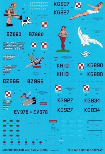 Techmod 32074 - B-24 Liberator 1/32