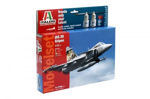 Italeri 71306 JAS 39 Gripen- ZESTAW MODELARSKI