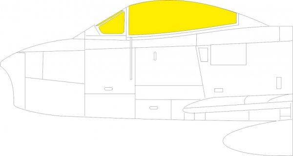 Eduard EX1076 F-86A CLEAR PROP 1/48