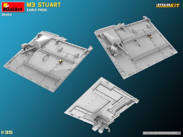 MiniArt 35404 M3 STUART EARLY PROD. INTERIOR KIT 1/35